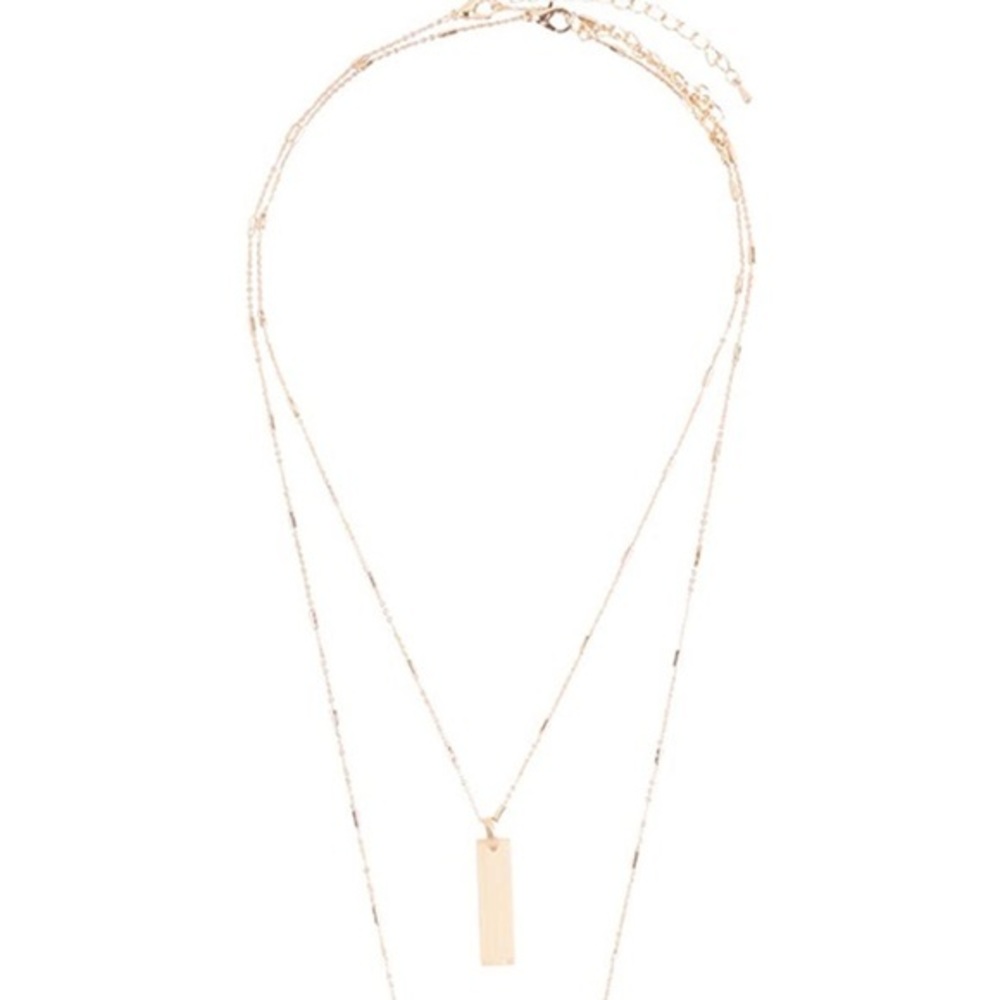 Long Layered Necklace - Picture 2 of 4